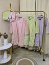 1017 - Pastel Cutwork Suit Set