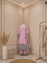 10011 - Gathered Angrakha-Style Frock Suit